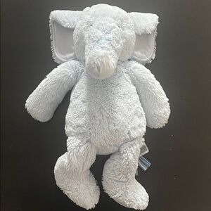 Jellycat London Baby Blue Elephant 15" Plush Love You Feet